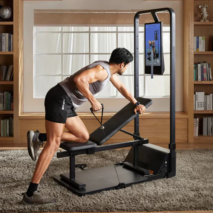 Gym Monster Pro 2 | Home Gym Strength Station with 200LB Cable Machine & Squat Rack