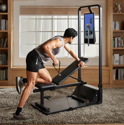 Gym Monster Pro 2 | Home Gym Strength Station with 200LB Cable Machine & Squat Rack